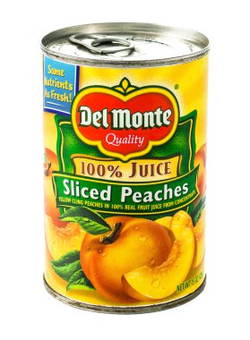 dilimlenmiş şeftali