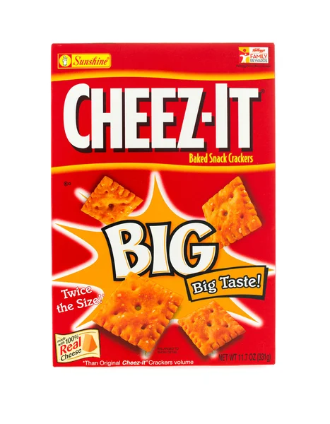 Cheez-it knäckare — Stockfoto