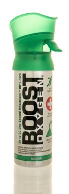 Winneconne, WI - 31 Ekim 2025: İzole edilmiş bir arkaplanda oksijeni artırmak.