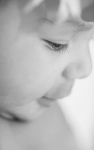 Closeup baby portrait — Stock Photo, Image