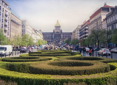 Wenceslas square, Prag