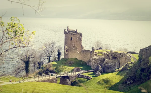 Urquhart castle near Loch Ness — Stock Photo, Image