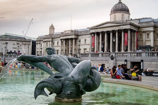 Trafalgar square, Londýn — Stockfoto