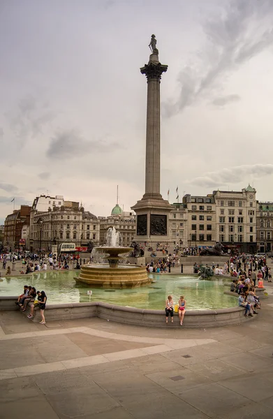Trafalgar square, Londýn — Stock fotografie