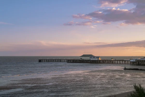 Zonsondergang aan zee — Stockfoto