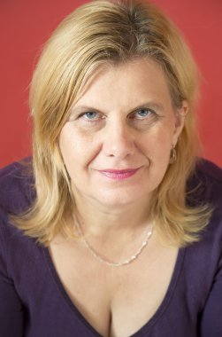 oldukça orta yaşlı bir kadın