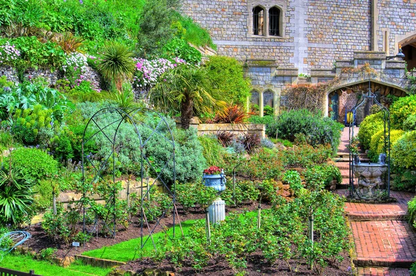 Castle garden — Stock Photo, Image