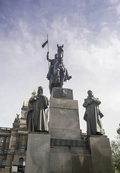 Plaza de Wenceslao, Praga — Foto de Stock