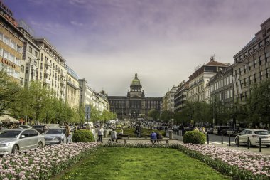 Wenceslas square, Prag