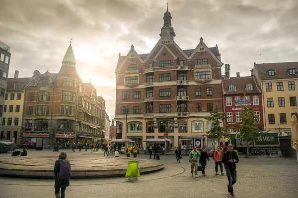 Stad Kopenhagen, Denemarken — Stockfoto