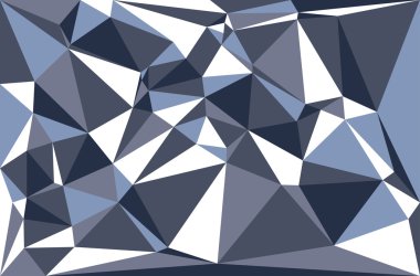 Üçgen poligon soyut tasarım