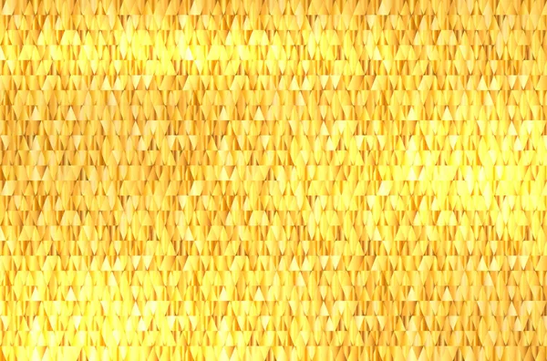Abstrakt Glänsande Gyllene Bakgrund Med Triangel Mönster Vektor Illustration — Stock vektor