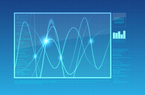 Sfondo astratto del computer — Vettoriale Stock