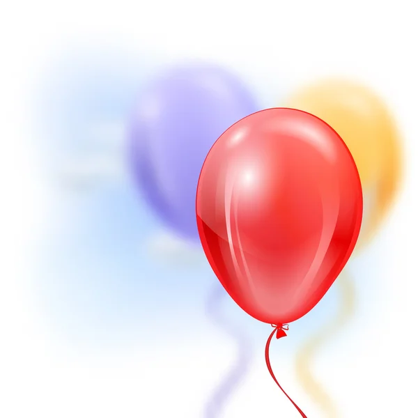 Nafukovací balónky ve vzduchu — Stockový vektor