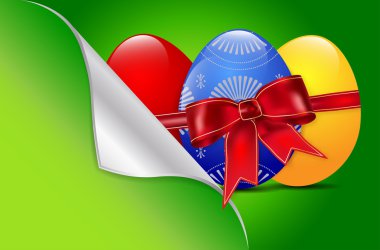 Paskalya yumurtaları ile mutlu Paskalya arkaplanları