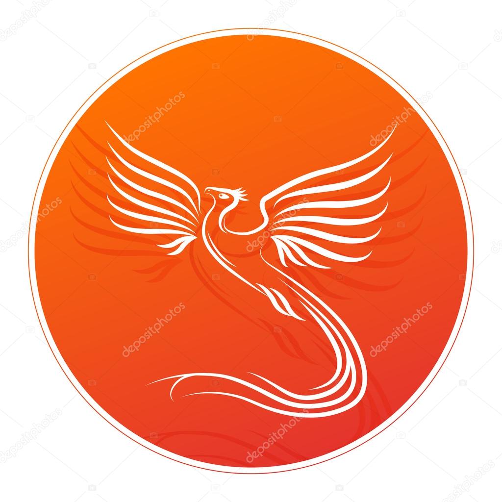 Phoenix bird silhouette