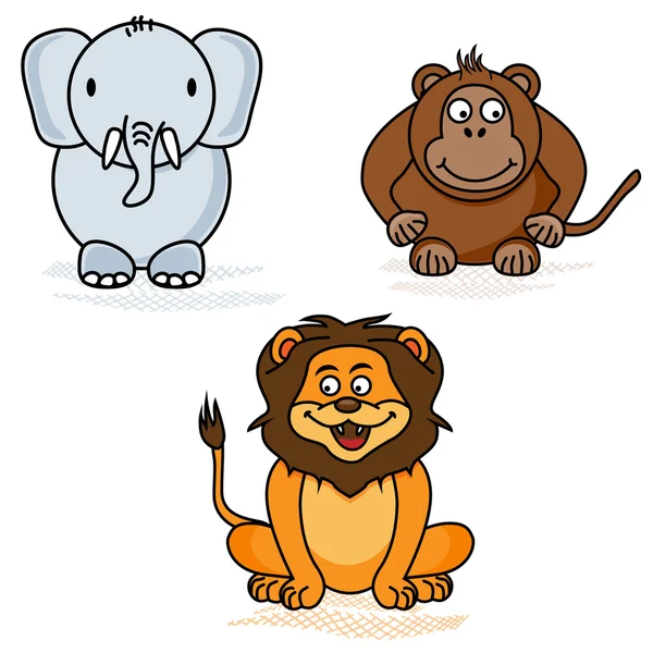 Dibujos de monos imágenes de stock de arte vectorial | Depositphotos