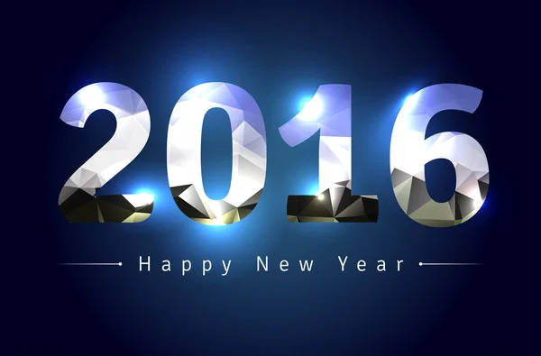 Feliz ano novo 2016 —  Vetores de Stock