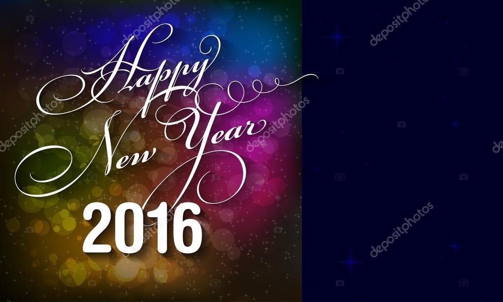 Happy New Year 2016 card Stock Vector Image by ©Machacek #89648842