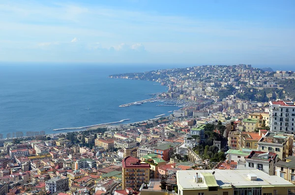 Landskap med Neapel City Bay i södra Italien — Stockfoto