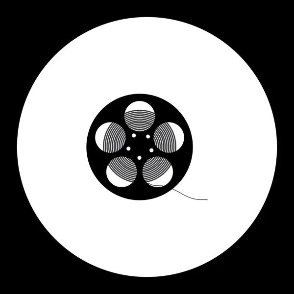 Altes Filmband einfaches isoliertes Symbol eps10 — Stockvektor