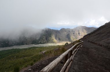 vesivius volkan bulutlar Güney İtalya ile yolu