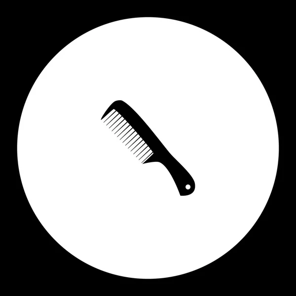 Cepillo de pelo peluquería y belleza icono simple eps10 — Archivo Imágenes Vectoriales