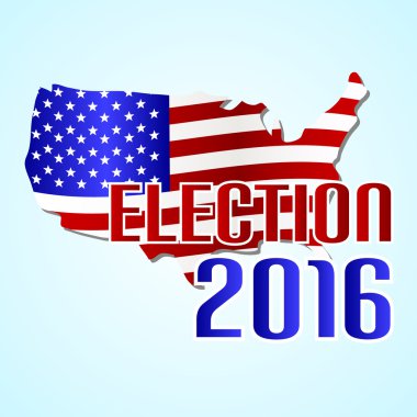 seçim 2016 harita bayrak eps10 ile Amerika Birleşik Devletleri