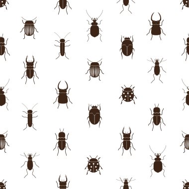böcek ve böcekleri basit seamless modeli eps10