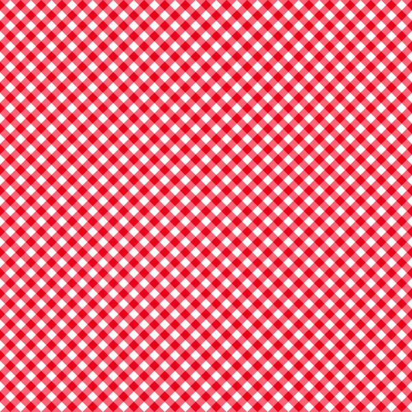Xadrez vermelho e branco abstrato sem costura padrão eps10 — Vetor de Stock