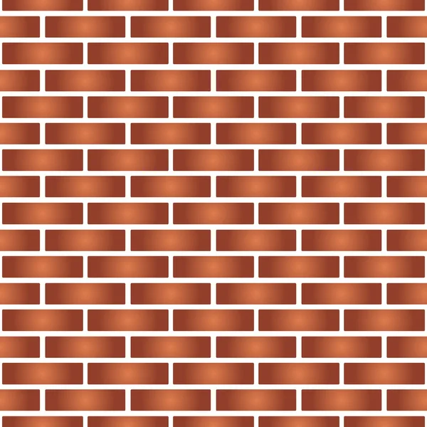 Simple mur de brique rouge et orange motif sans couture eps10 — Image vectorielle