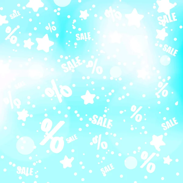 Abstrakte blaue und graue Punkte Sterne und Verkauf Hintergrund eps10 — Stockvektor