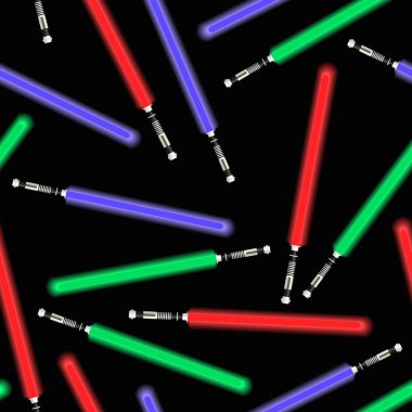 gelecekteki kılıç seamless modeli eps10 kırmızı, mavi ve yeşil ışık