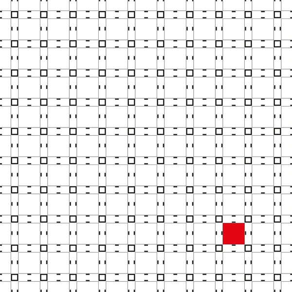 Abstraktní černé a bílé technické bezešvé pattern eps10 — Stockový vektor