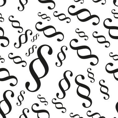 paragraf siyah sembolleri Dikişsiz desen eps10 vektör