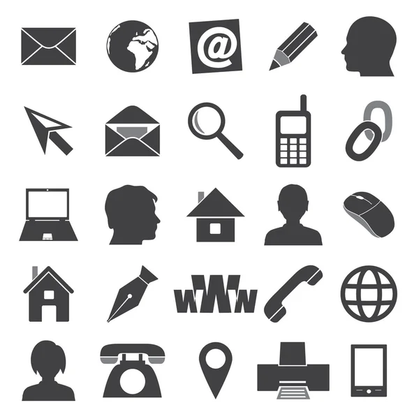 kartvizit ve günlük kullanım eps10 için basit simgeler