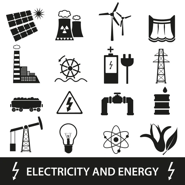 Électricité et icônes en colère et symbole eps10 — Image vectorielle