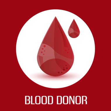 insan kanı donör sağlık kırmızı simge eps10