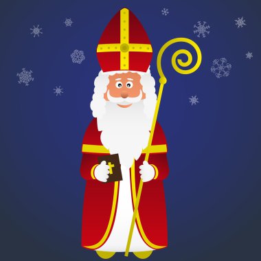 renkli vektör saint Nicolas karakter tatil eps10