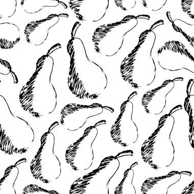 Armut elle çizilmiş doodle simgeler seamless modeli eps10