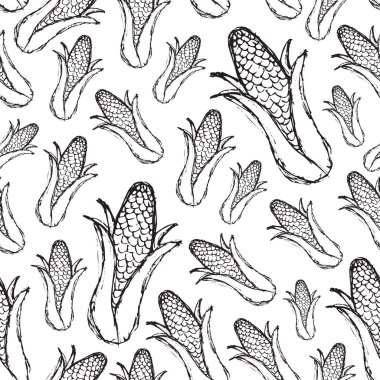 basit elle çizilmiş doodle Mısır seamless modeli eps10