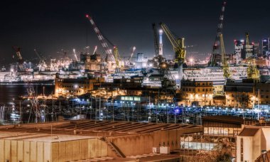Eski Port Genoa Liguria İtalya