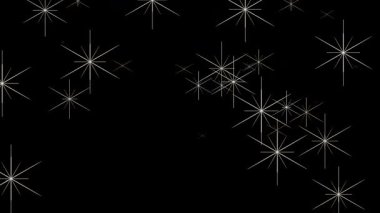 siyah zemin üzerine altın yıldız