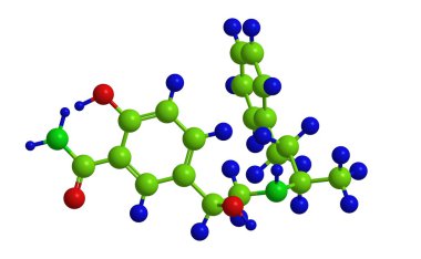 Labetalol - moleküler yapısı