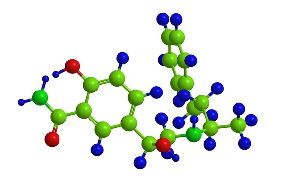 Labetalol - molecular structure — Stock Photo, Image