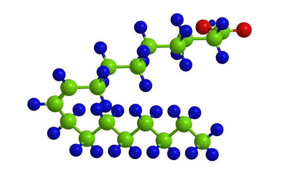 Ácido oleico - estructura molecular — Foto de Stock