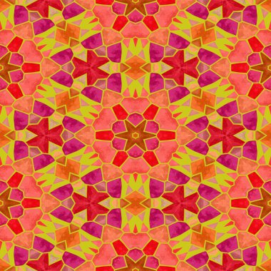 sürekli değişen renkli desen