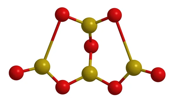 Боракс - молекулярная структура — стоковое фото