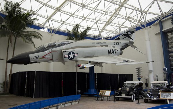 SAN DIEGO, California, USA - March 13, 2016: San Diego Air and Space Museum, San Diego, USA