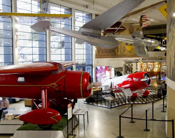 SAN DIEGO, California, USA - March 13, 2016: San Diego Air and Space Museum, San Diego, USA